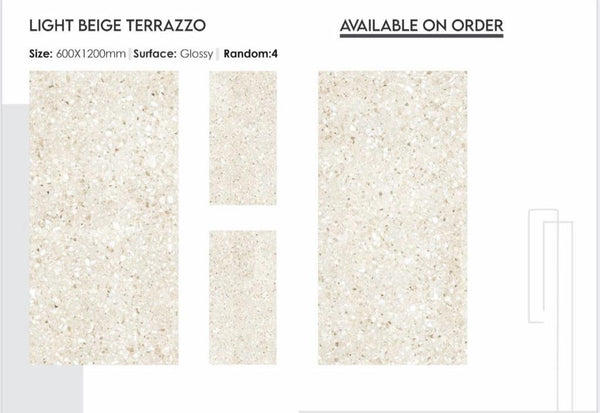 Light Beige Terrazzo